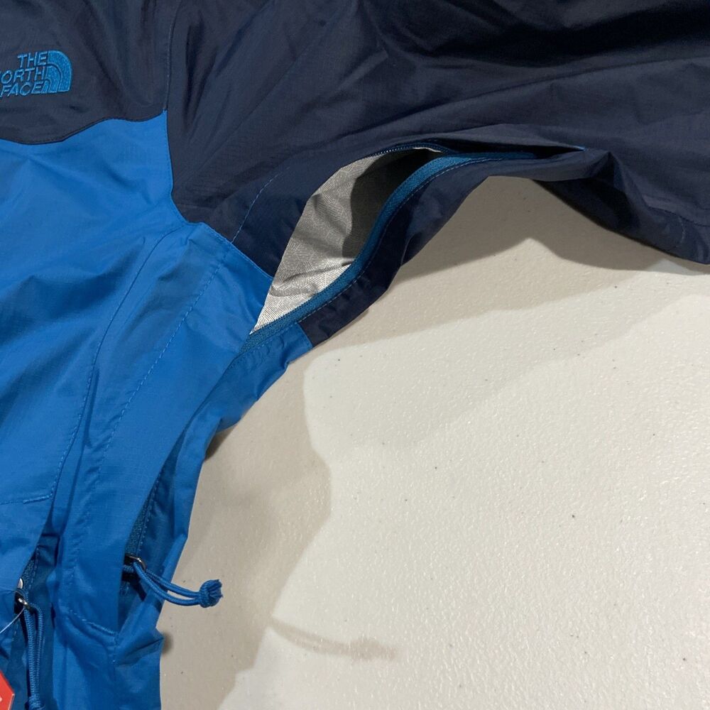 The North Face Venture Jacket Men's Small Blue Hooded Windbreaker New - Picture 8 of 10